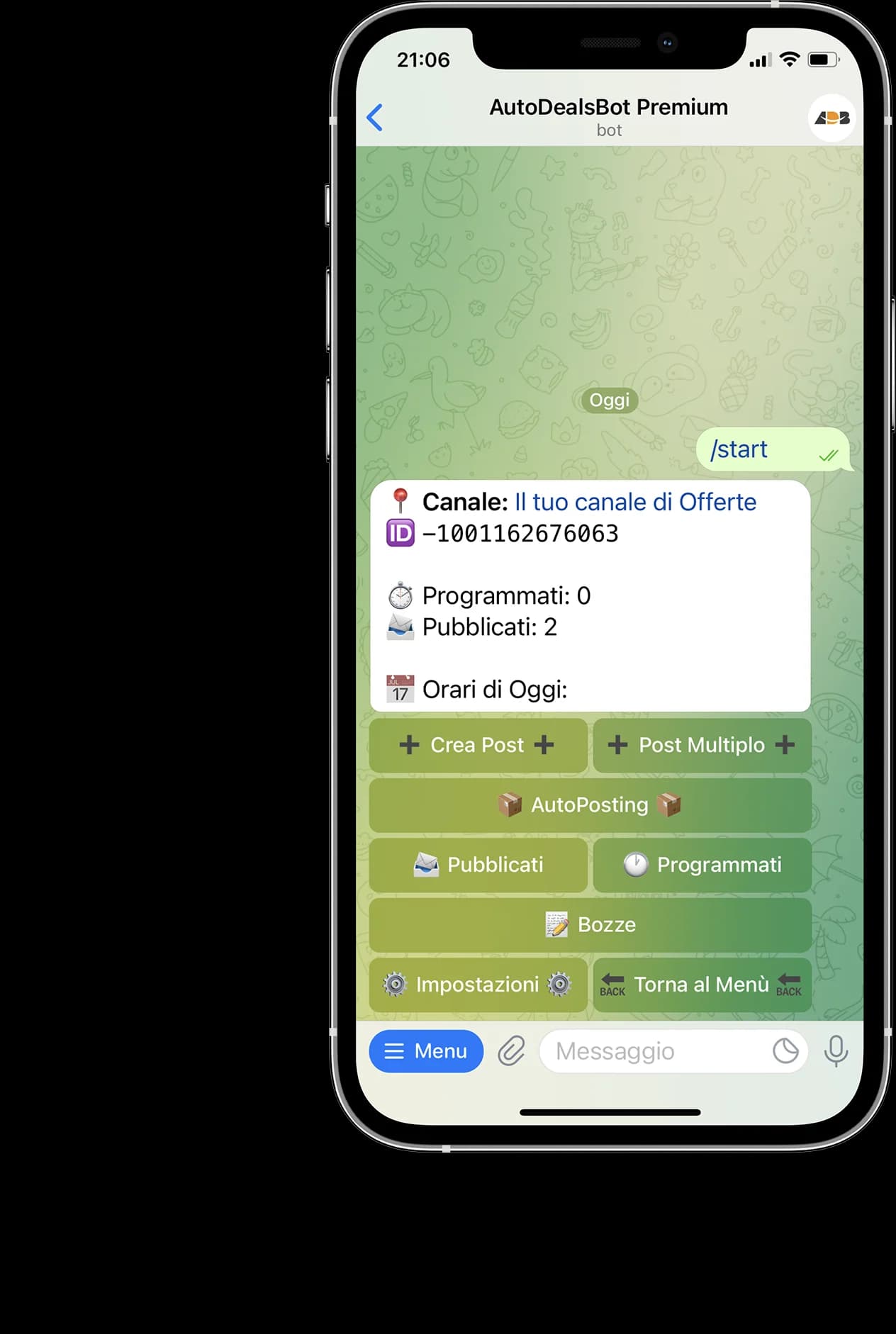 AutoDealsBot main dashboard