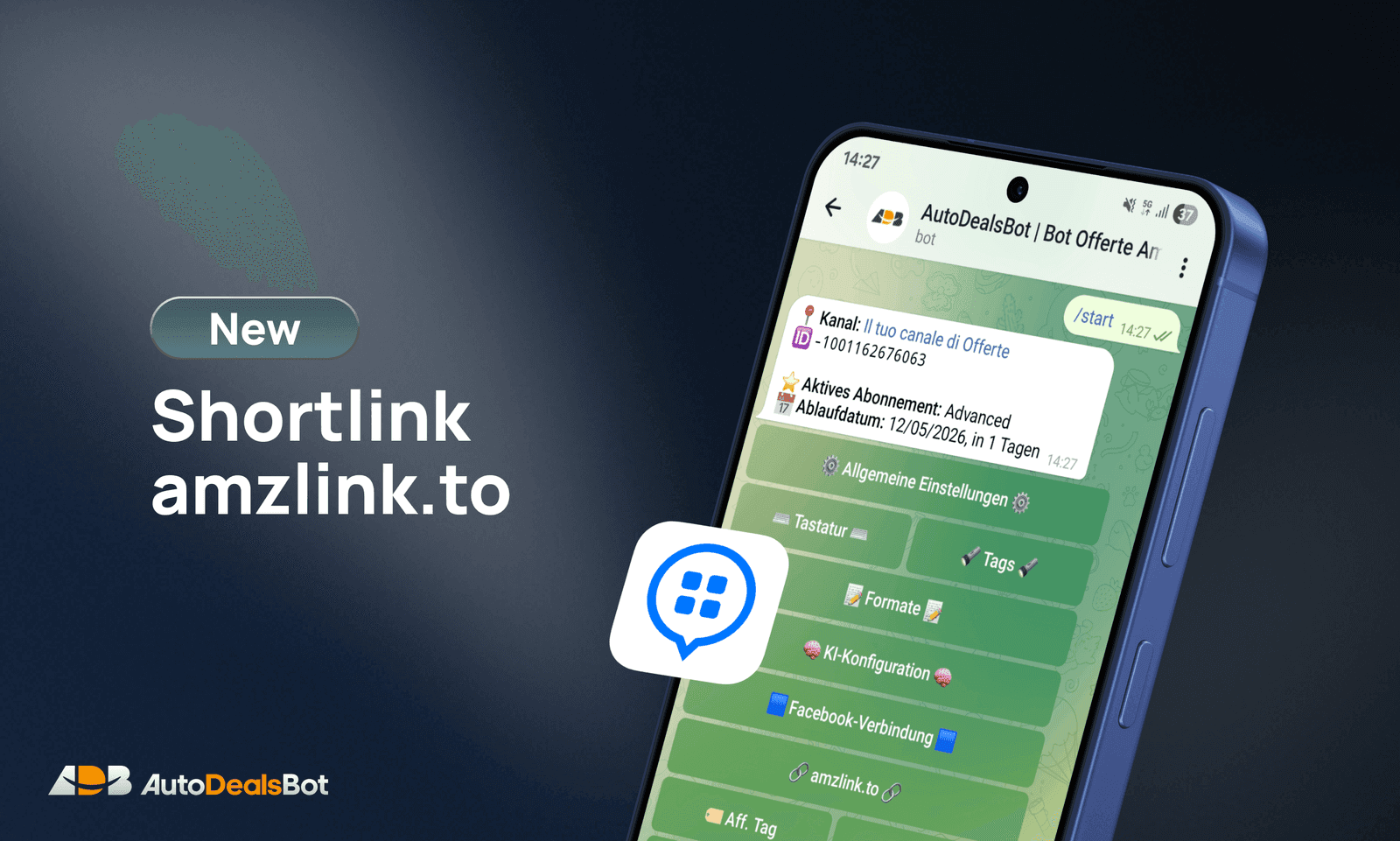 Shortlink amzlink.to mit PostTap